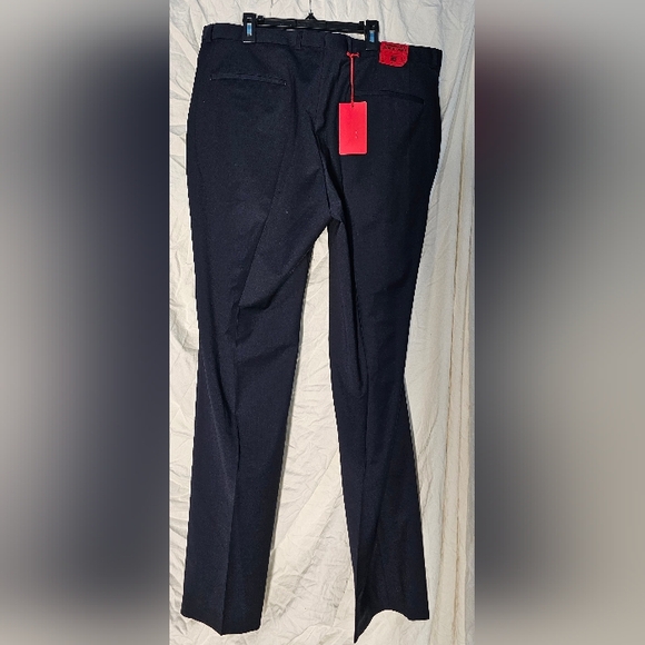 Hugo Boss Men's Modern-Fit Wool Superflex Suit Separate Pants size 36R Dark Blue - Picture 3 of 8